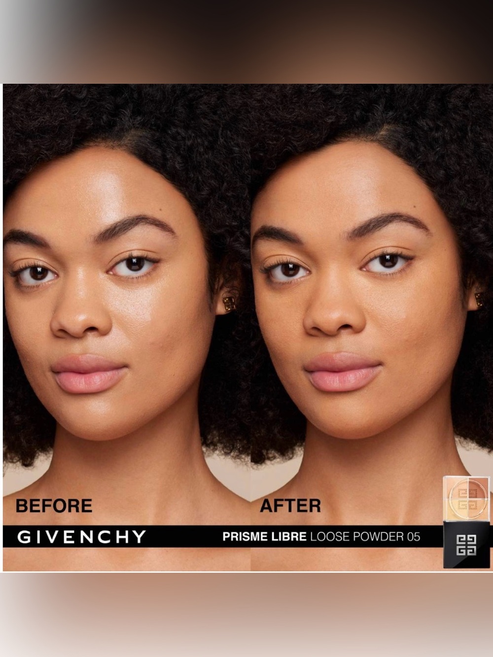 Givenchy Prisme Libre Color Correcting Setting Powder Shade 5 Popeline Mimosa - Picture 3 of 8